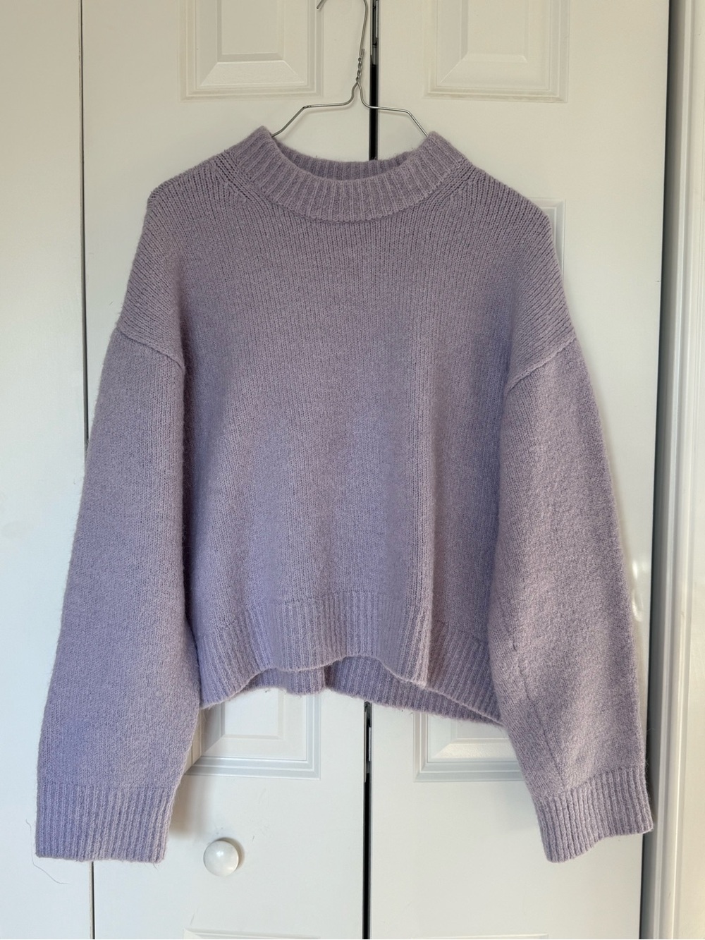 Zara Lilac Turtleneck Sweater